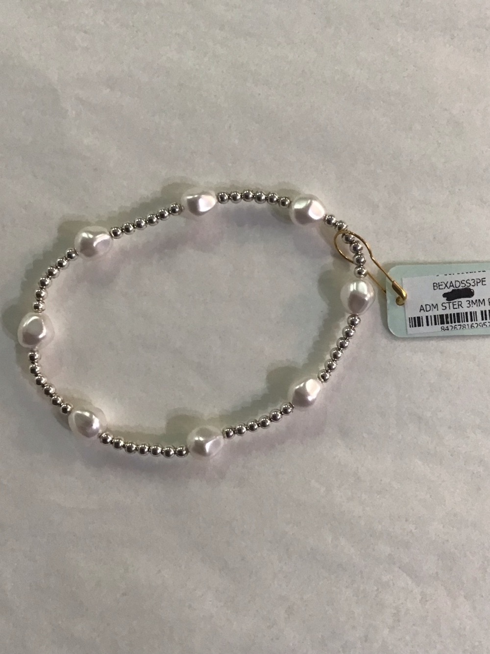 Enewton Sterling Silver Extends Admire Pearl Bracelet 3MM NWT